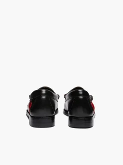 Discount G.H.BASS Weejuns Penny Love Loafers Red & Black