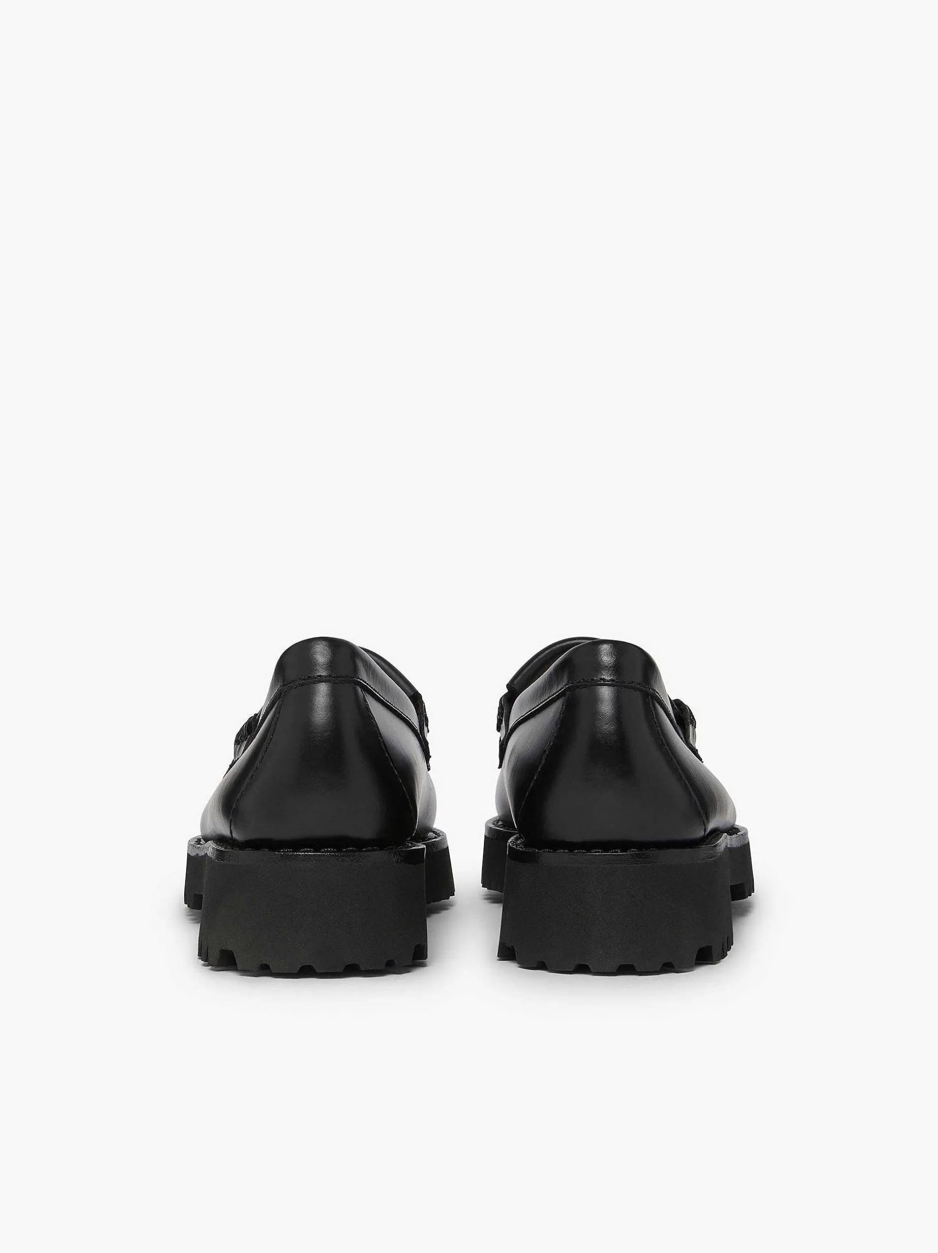 Best G.H.BASS Weejuns 90S Esther Kiltie Tassel Loafers Black