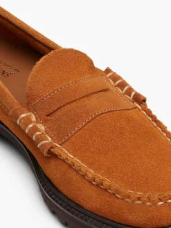 Clearance G.H.BASS Weejuns 90S Larson Penny Loafers Tan
