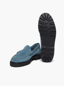 Best G.H.BASS Weejuns 90S Larson Penny Loafers Slate Blue