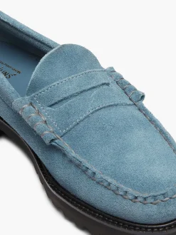 Best G.H.BASS Weejuns 90S Larson Penny Loafers Slate Blue