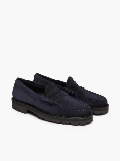 Clearance G.H.BASS Weejuns 90S Larson Penny Loafers Navy