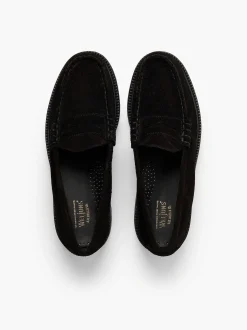 Hot G.H.BASS Weejuns 90S Larson Penny Loafers Black