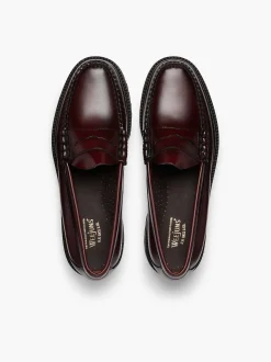 Clearance G.H.BASS Weejuns 90S Larson Penny Loafers Wine