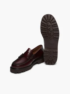 Clearance G.H.BASS Weejuns 90S Larson Penny Loafers Wine