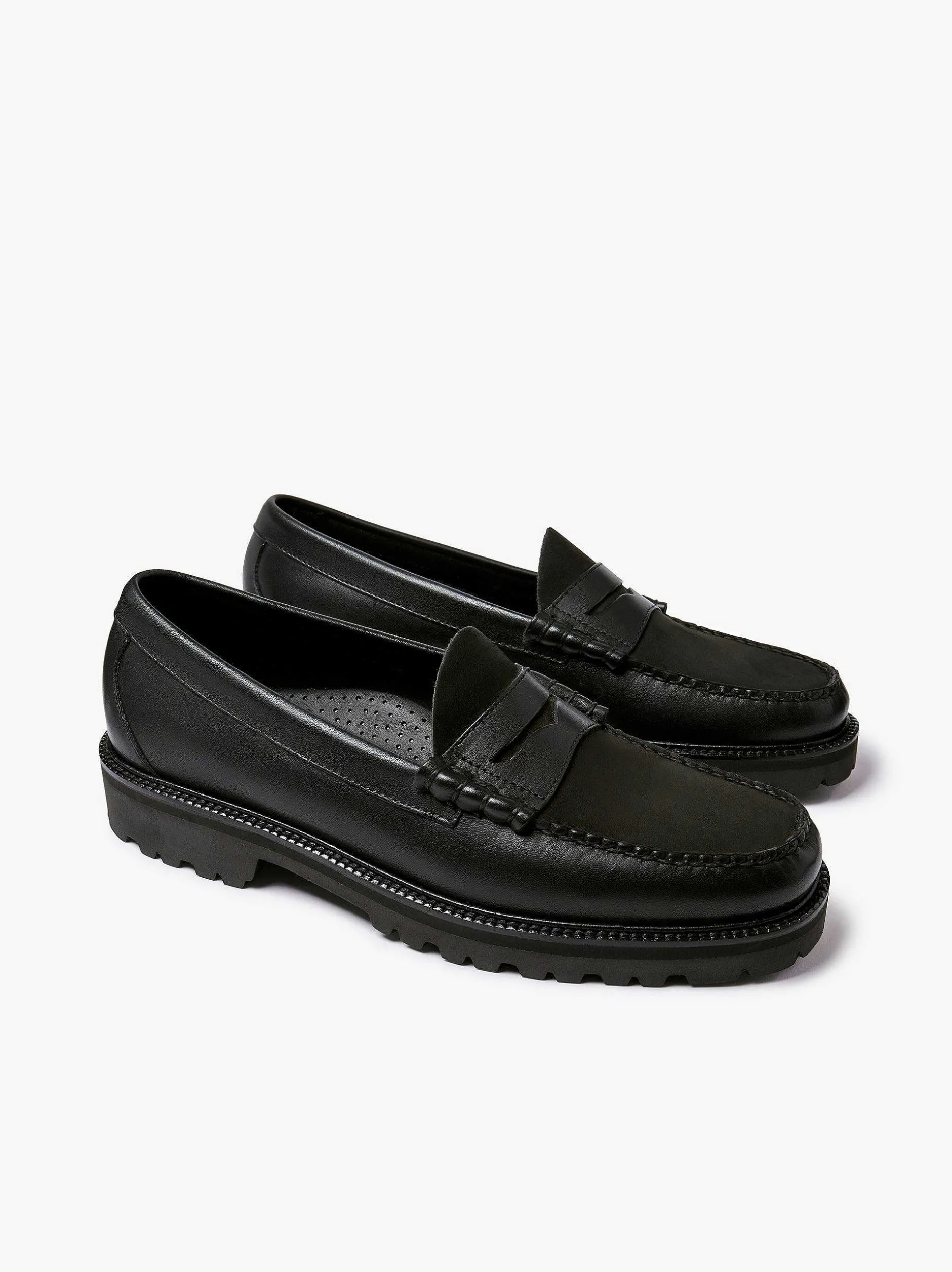 Discount G.H.BASS Weejuns 90S Larson Penny Loafers Black