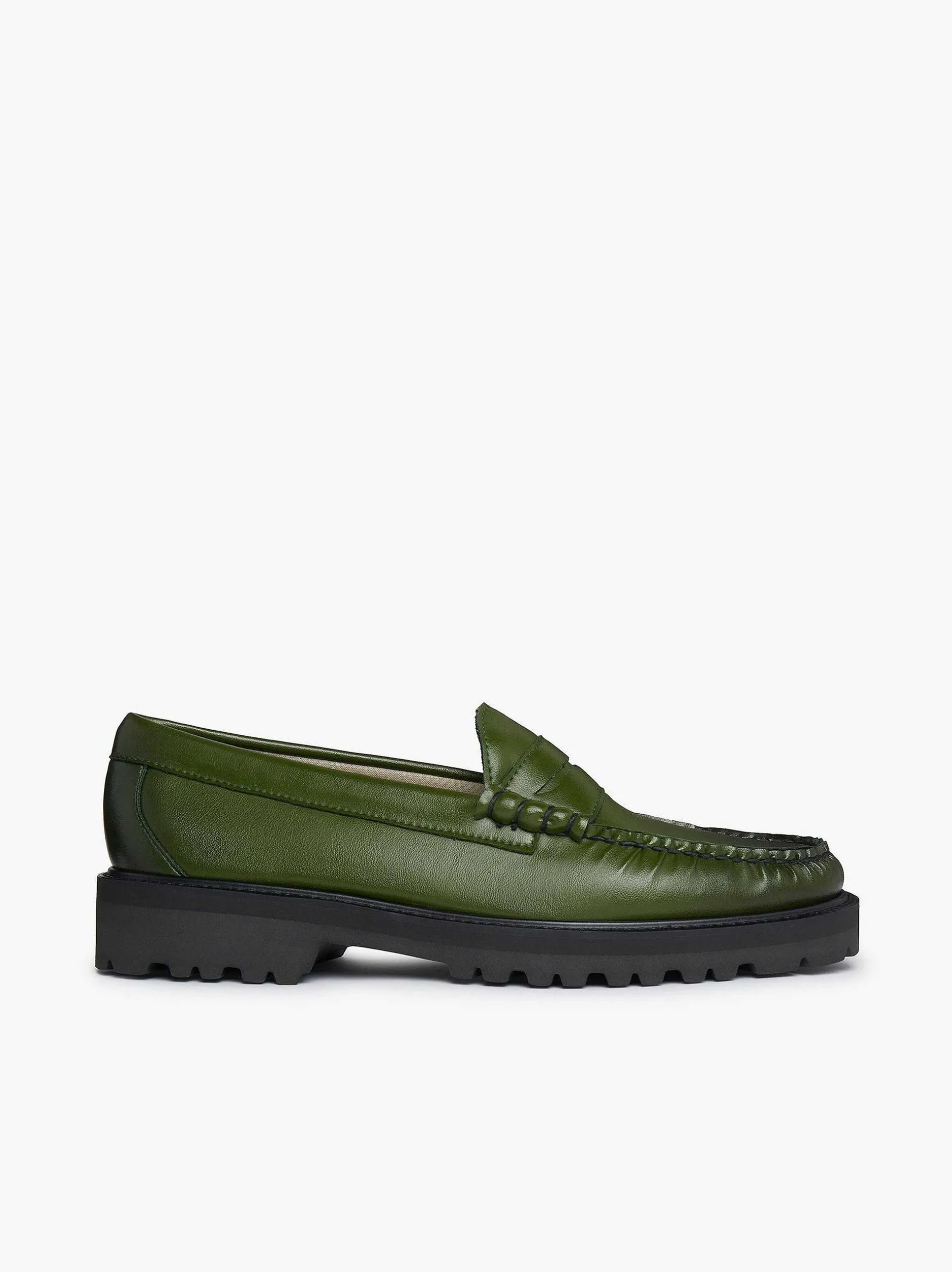 Sale G.H.BASS Weejuns 90S Larson Penny Loafers Dark Green