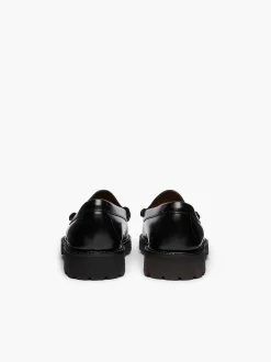 New G.H.BASS Weejuns 90S Larson Penny Loafers Black