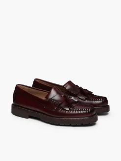Discount G.H.BASS Weejuns 90S Layton Ii Kiltie Loafers Wine