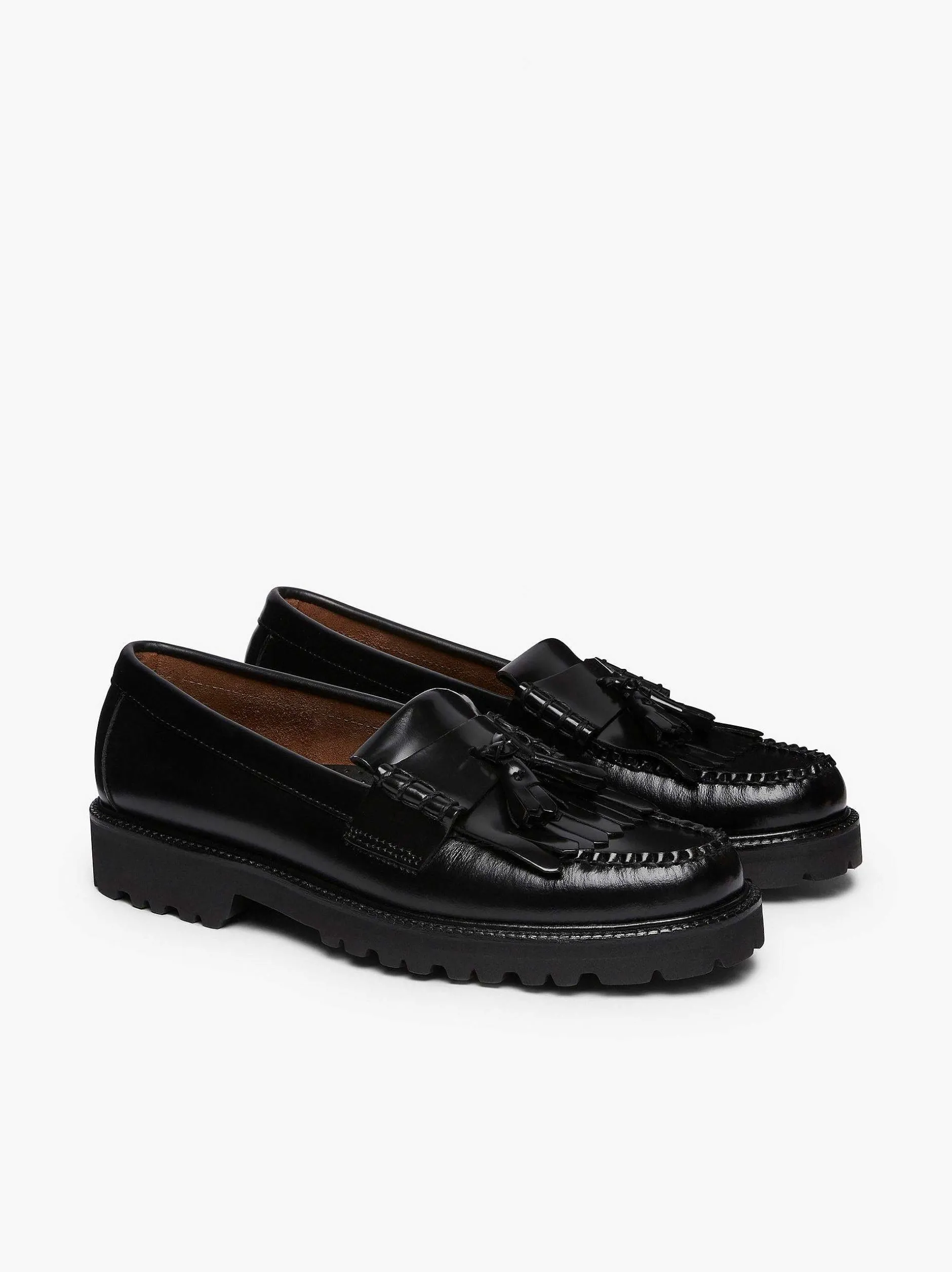 Discount G.H.BASS Weejuns 90S Layton Ii Kiltie Loafers Black