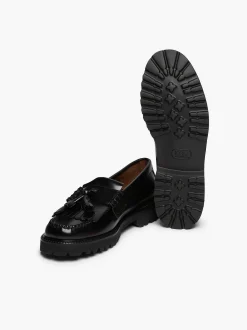Discount G.H.BASS Weejuns 90S Layton Ii Kiltie Loafers Black