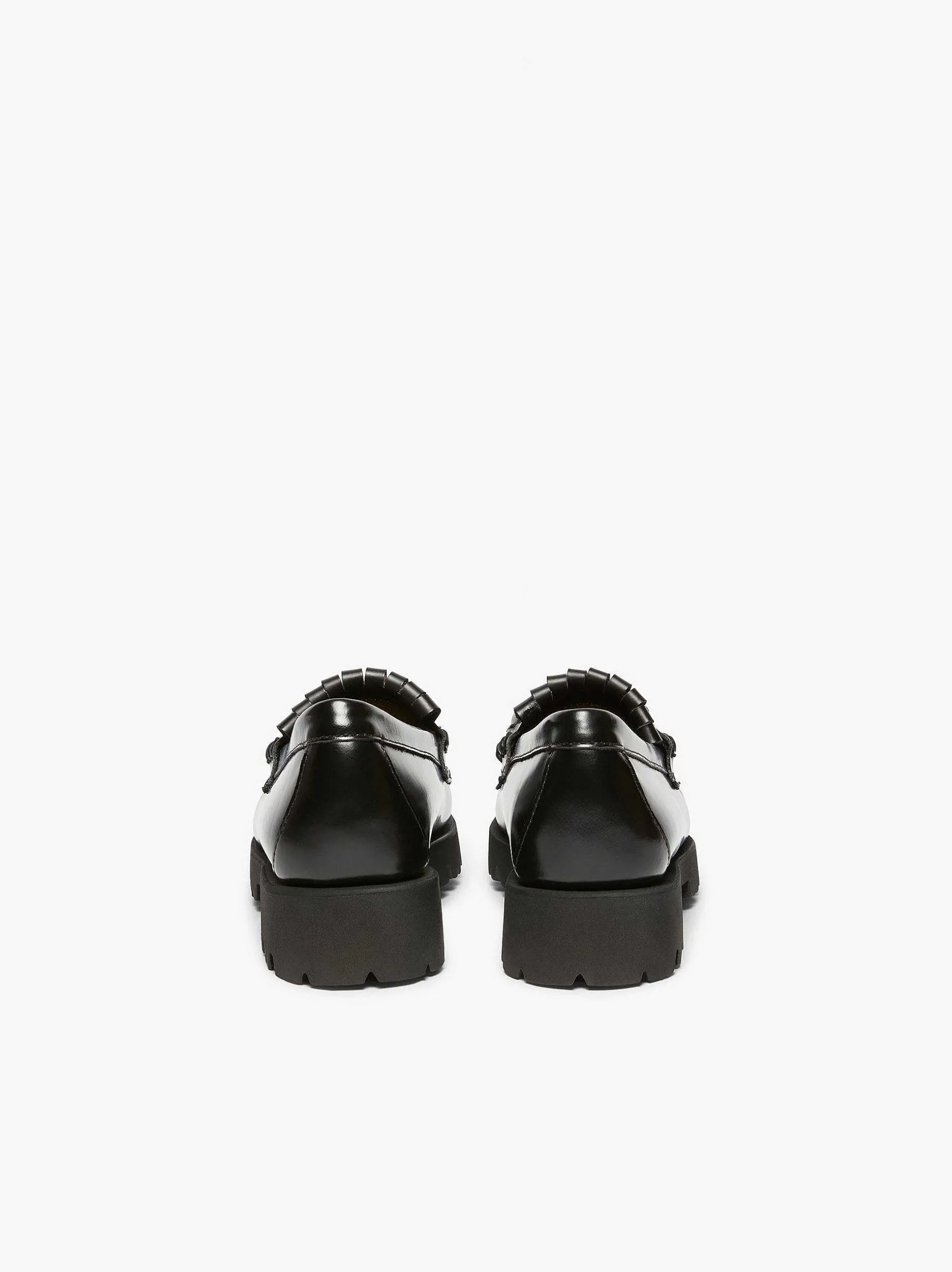 Best G.H.BASS Weejuns 90S Lianna Horsebit Kiltie Loafers Black