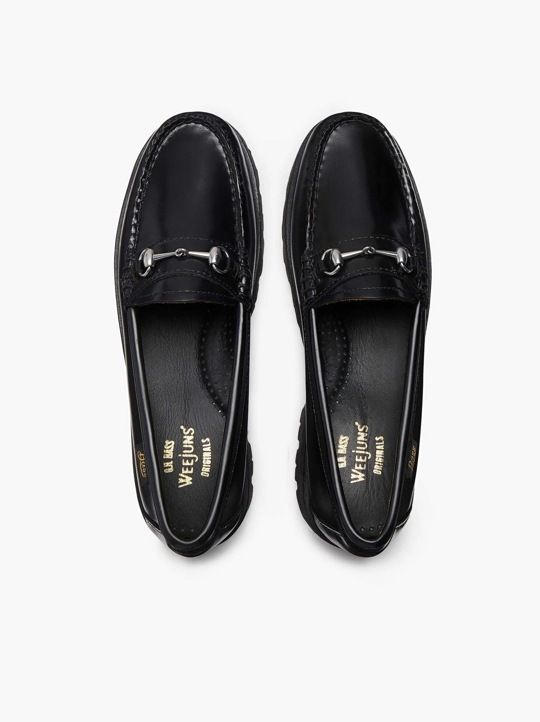 Best G.H.BASS Weejuns 90S Lianna Horsebit Loafers Black