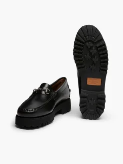Outlet G.H.BASS Weejuns 90S Lianna Horsebit Loafers Black