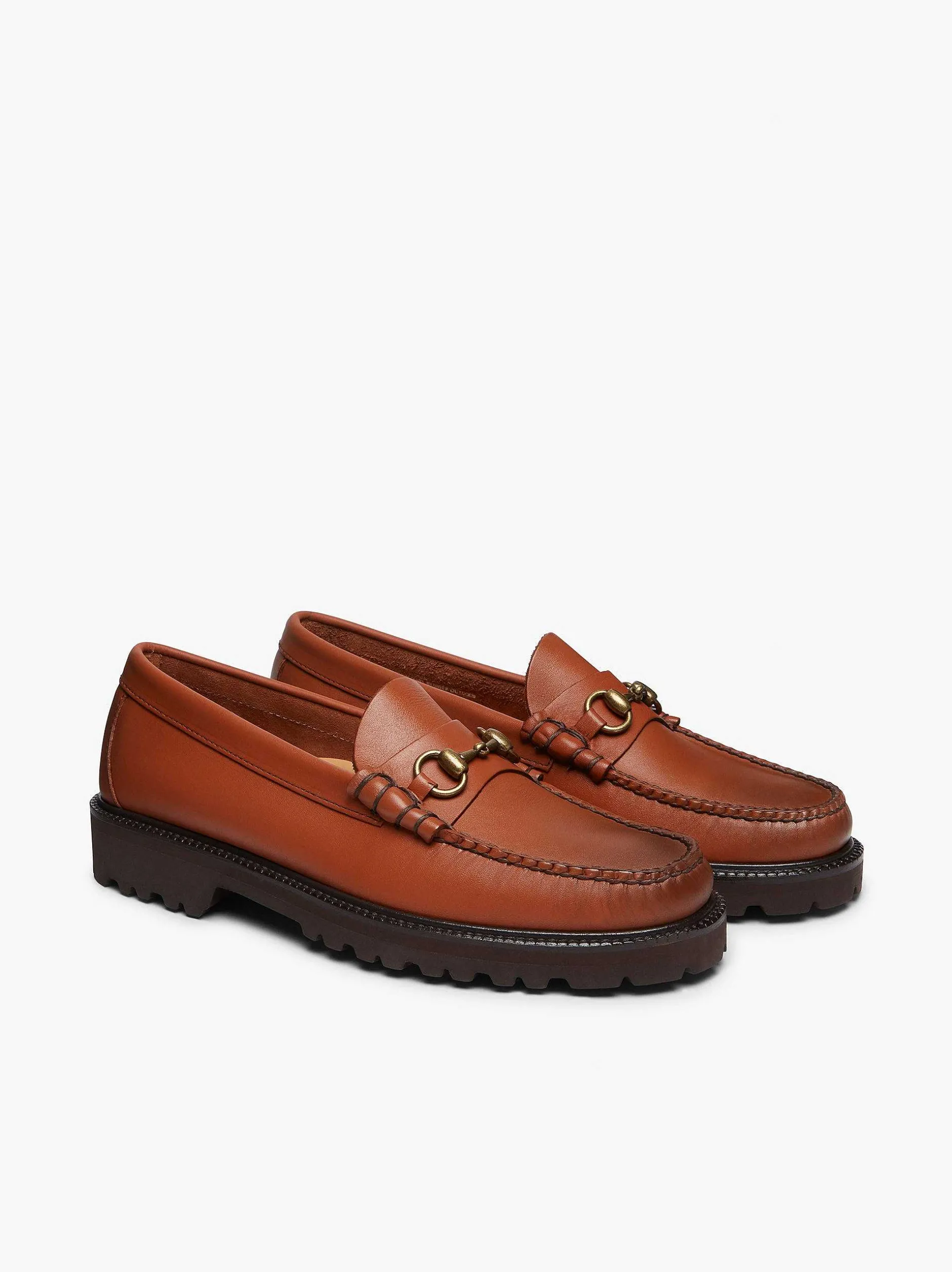 Sale G.H.BASS Weejuns 90S Lincoln Horsebit Loafers Tan