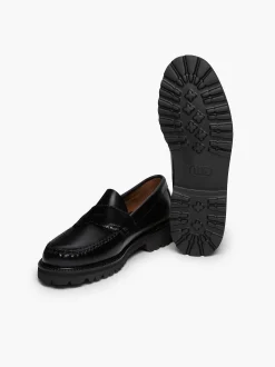 Outlet G.H.BASS Weejuns 90S Logan Penny Loafers Black