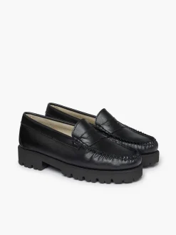 Clearance G.H.BASS Weejuns 90S Penny Loafers Black