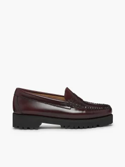 New G.H.BASS Weejuns 90S Penny Loafers Wine