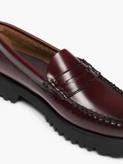 New G.H.BASS Weejuns 90S Penny Loafers Wine