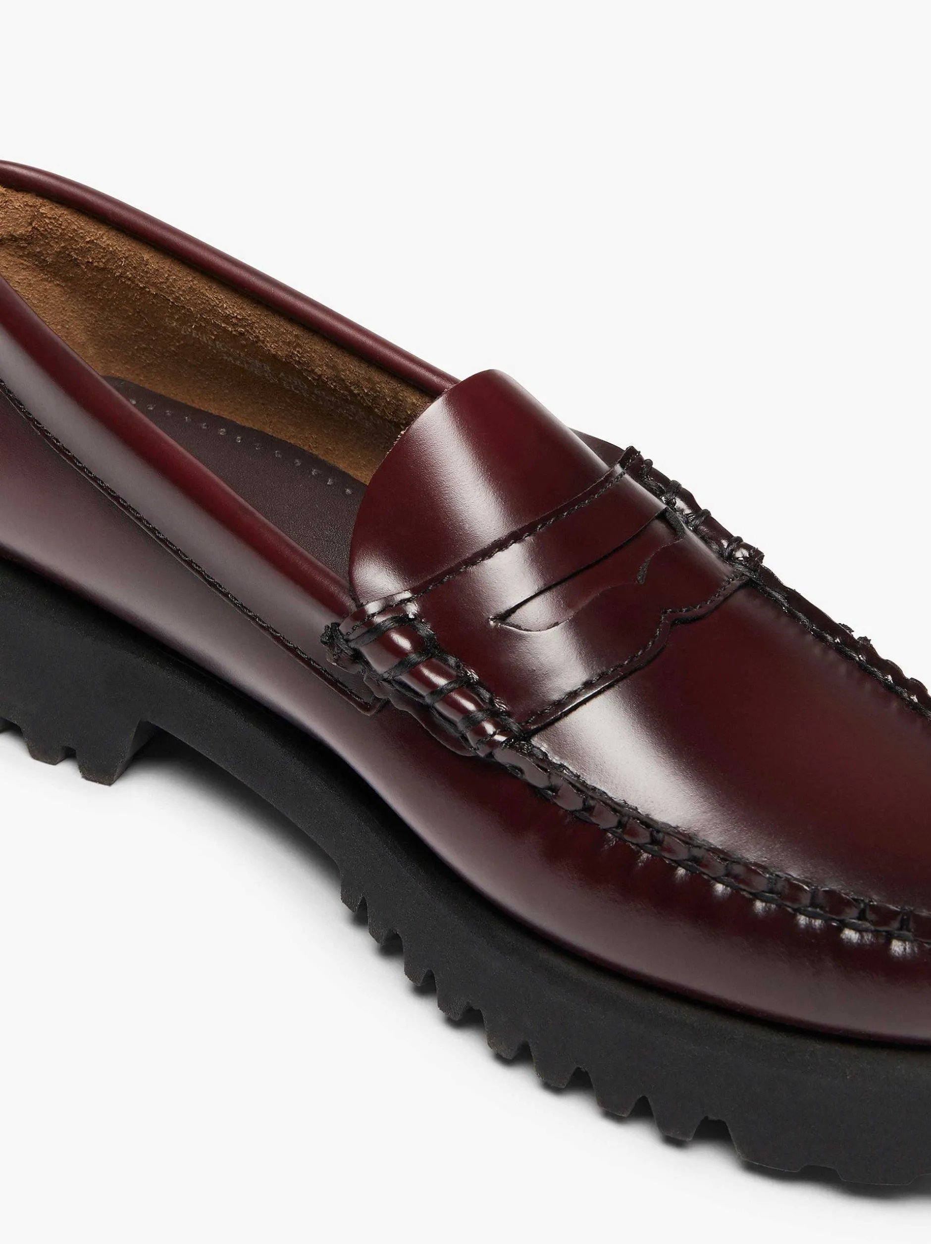 New G.H.BASS Weejuns 90S Penny Loafers Wine