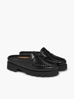 Best G.H.BASS Weejuns 90S Penny Slides Black