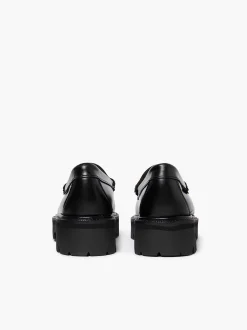 Discount G.H.BASS Weejuns Super Lug Lianna Horsebit Loafers Black