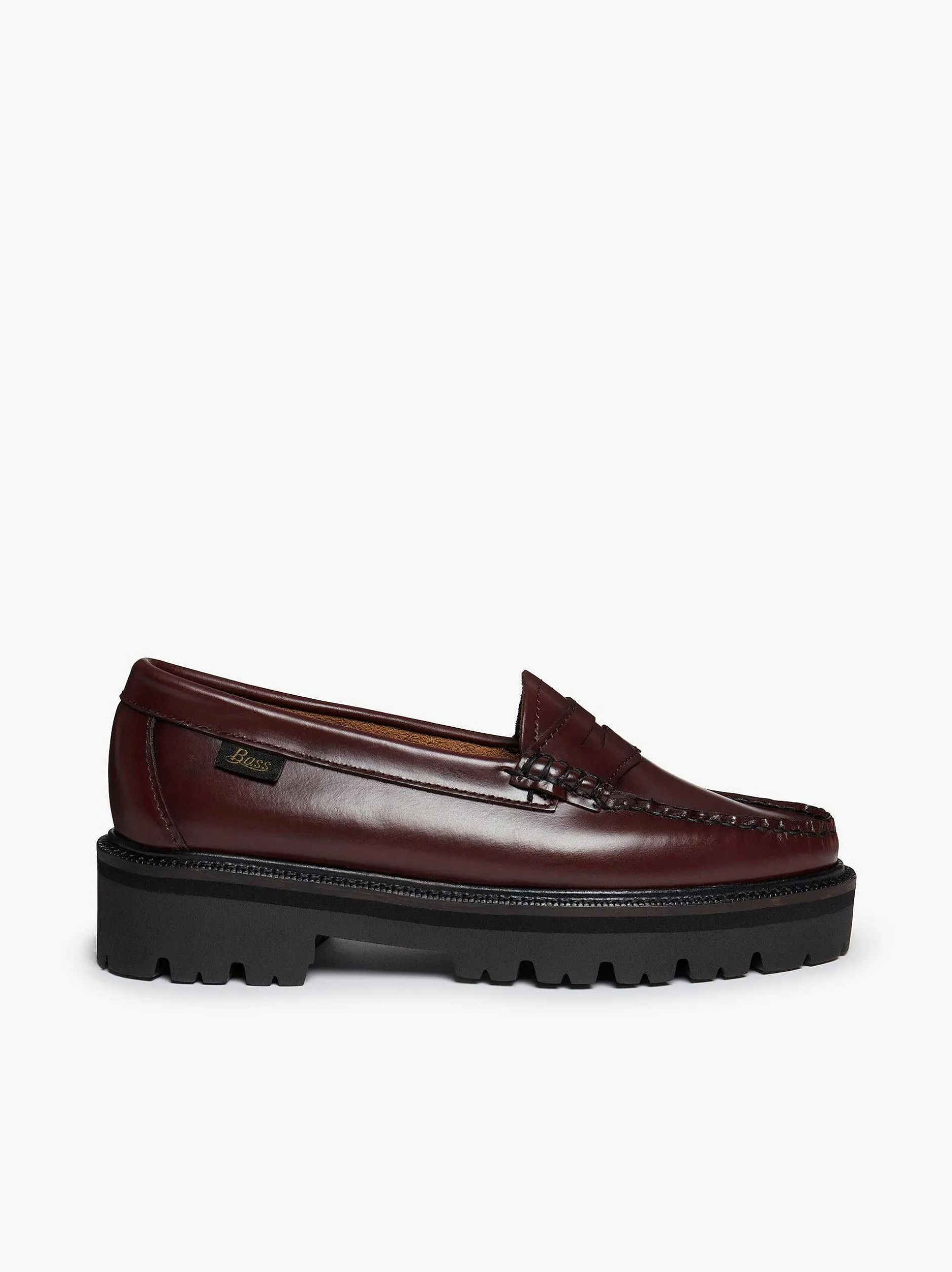 Best G.H.BASS Weejuns Super Lug Penny Loafers Wine